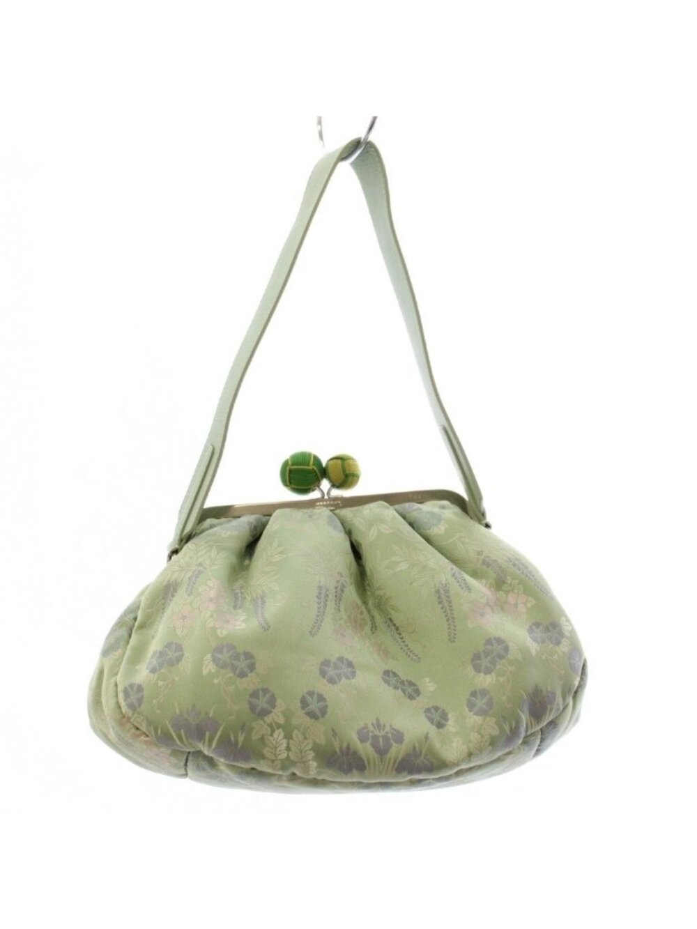 Max Mara Weekend Line Pasticcino Kawashima Textile Silk Jacquard Shoulder Bag